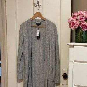 Wool Blend Duster Cardigan